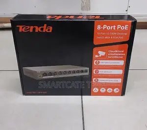 Tenda 8-Port Poe Gigabit Ethernet Desktop Switch
