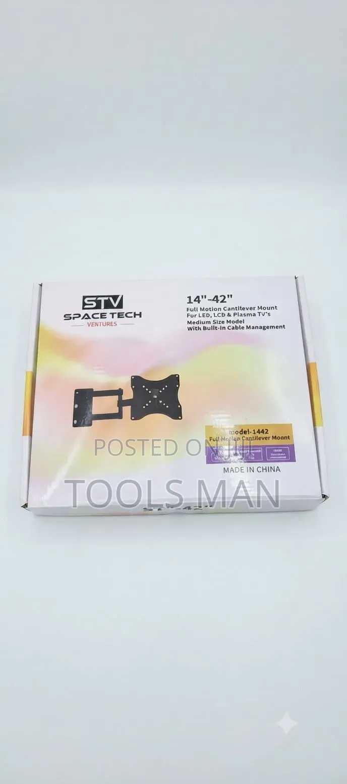 TV Wall Bracket 14"-42" STV Full Motion.