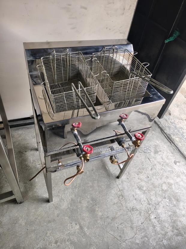 Commercial Stainless Steel Gas Fryer