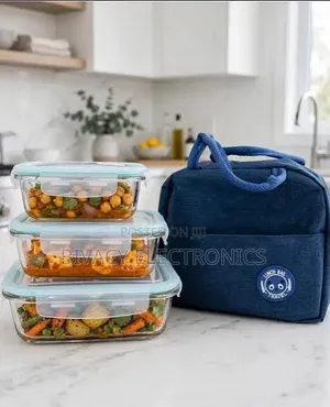 4pc Glass Borosilicate Bowl With Bag 410ml/680ml/1040ml +Bag at 1300mm
