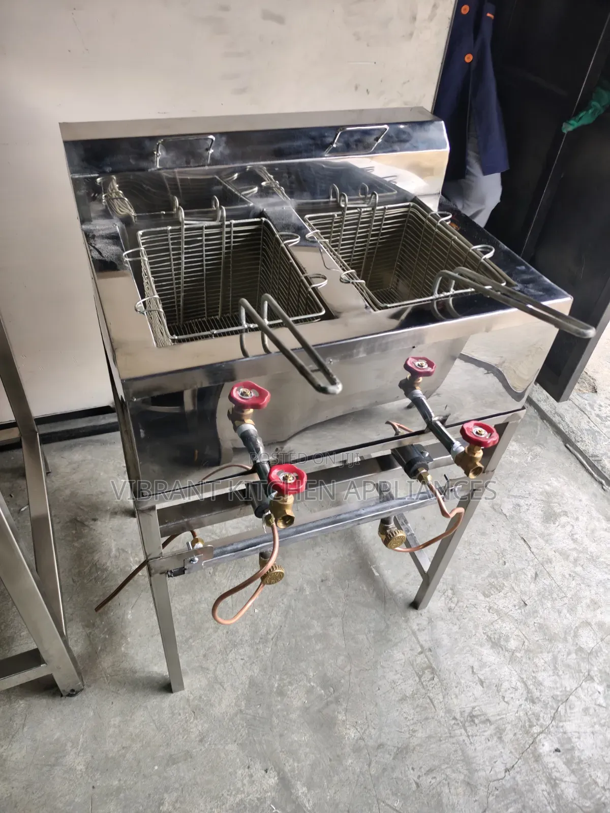 Commercial Stainless Steel Gas Fryer