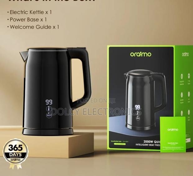 Oraimo Smart Kettle Byte OH- Stainless Steel ElectricKettle