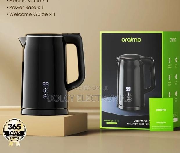 Oraimo Smart Kettle Byte OH- Stainless Steel ElectricKettle - thumbnail 2