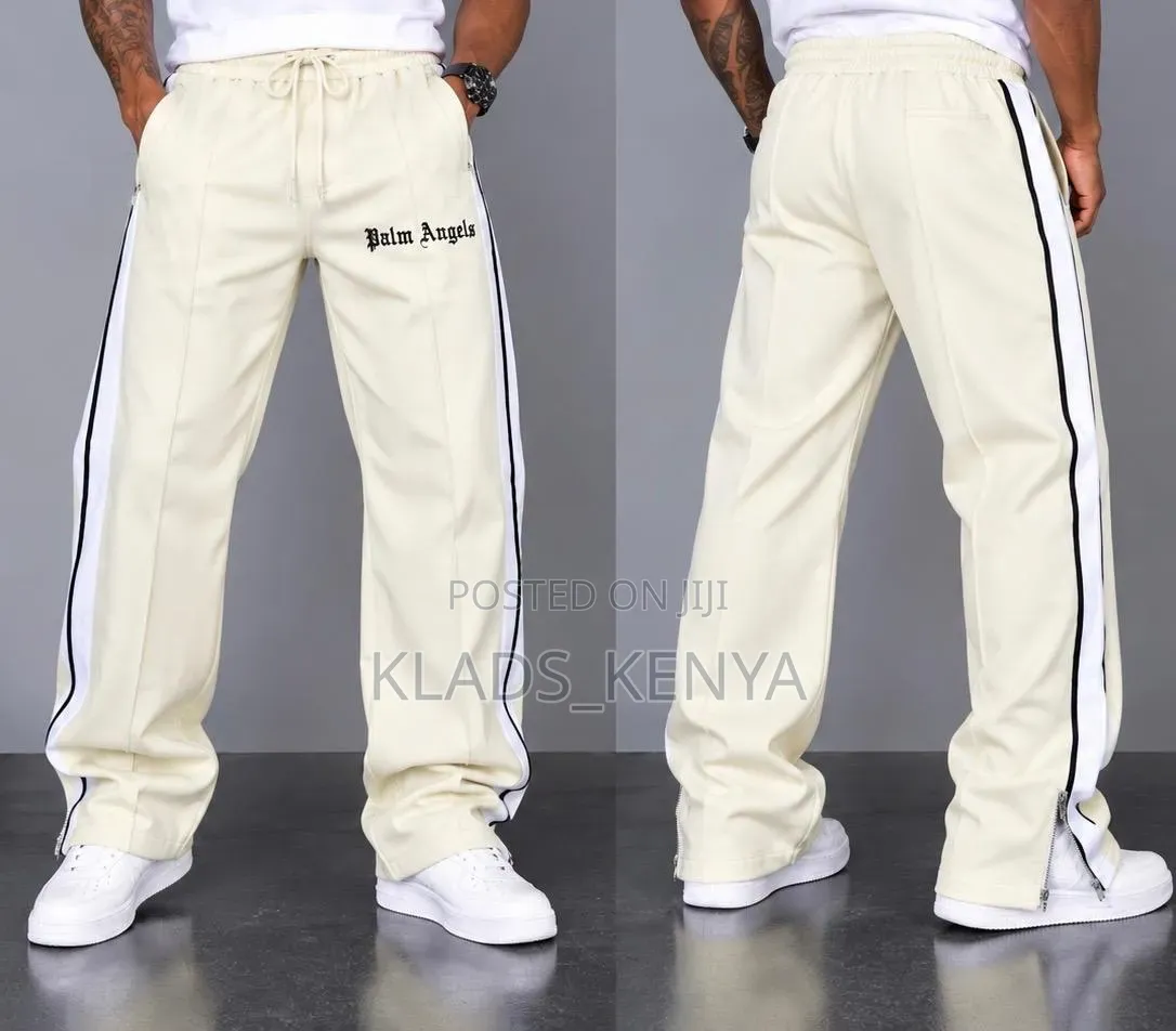 Designer Sweatpants Wide-Legged