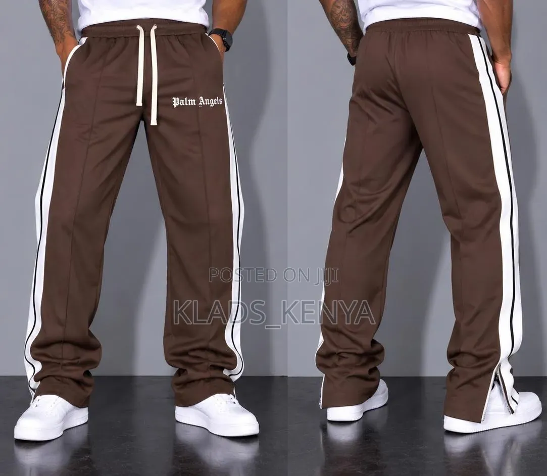 Designer Sweatpants Wide-Legged