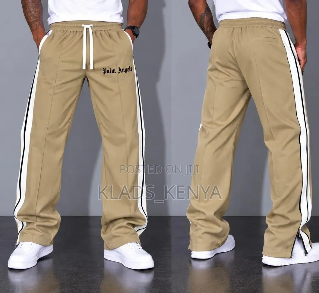 Designer Sweatpants Wide-Legged