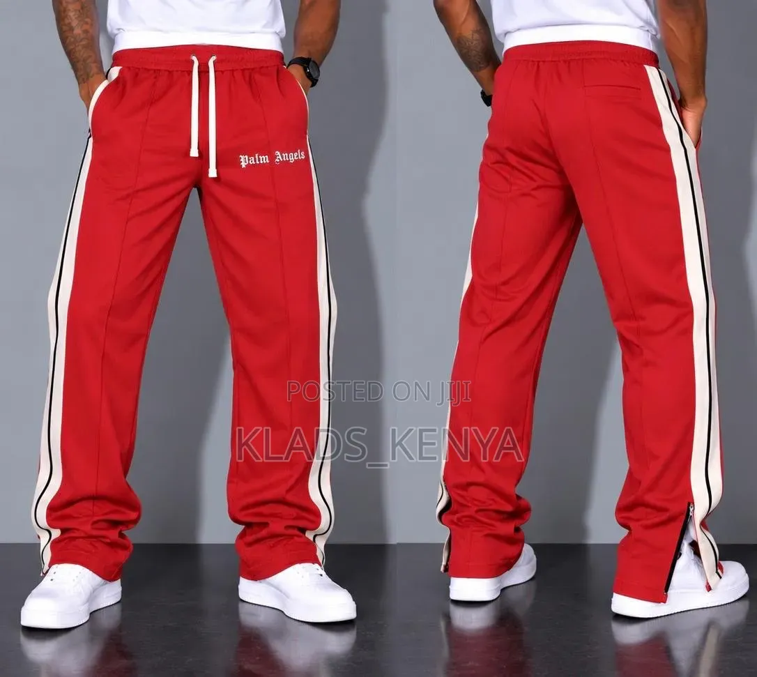Designer Sweatpants Wide-Legged