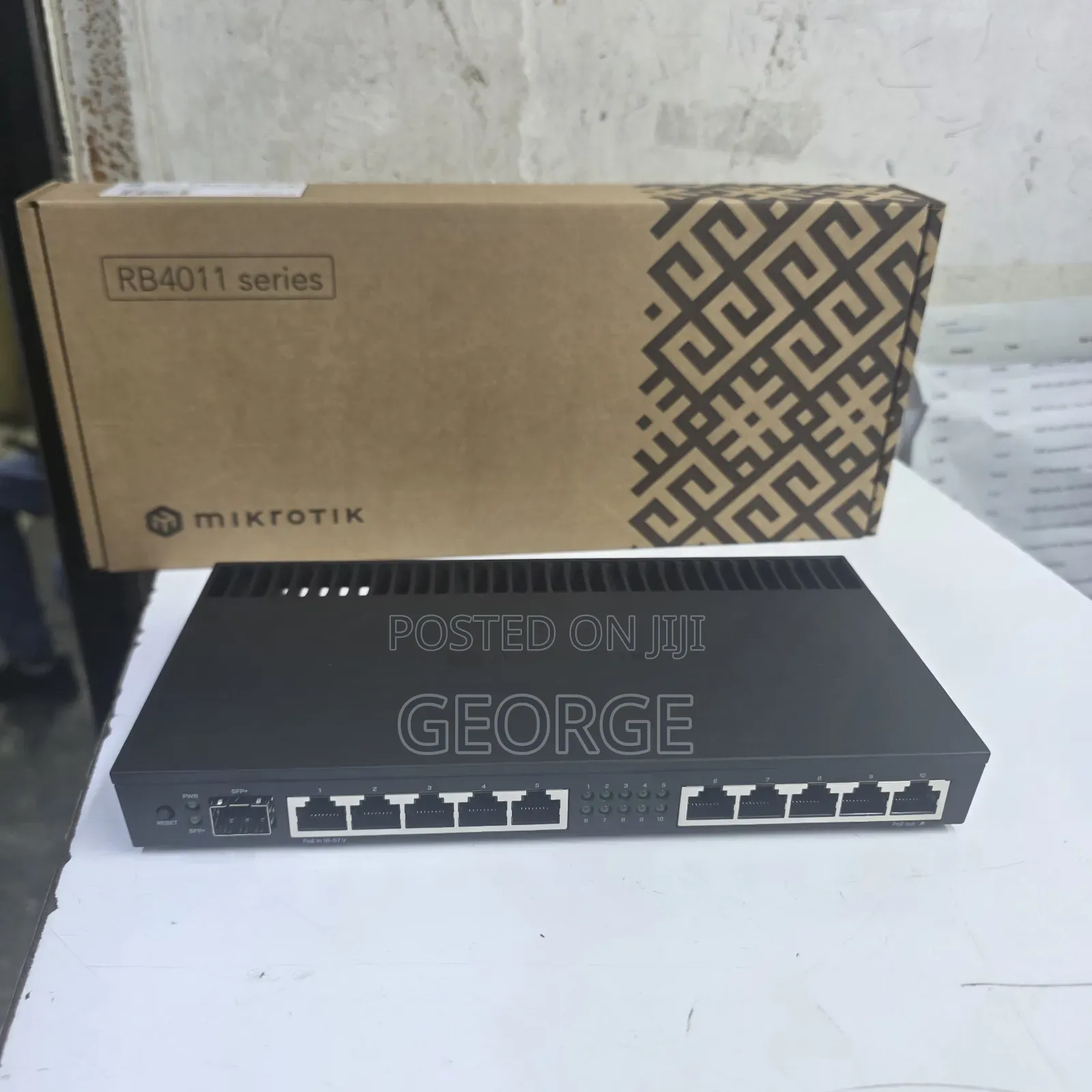 MikroTik RB4011iGS+RM 10G SFP+ Rackmount Router