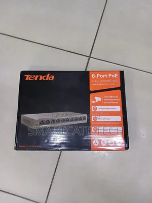 Tenda 8-Port PoE Switch With 63W Power Budget – TEF110P-8-63W