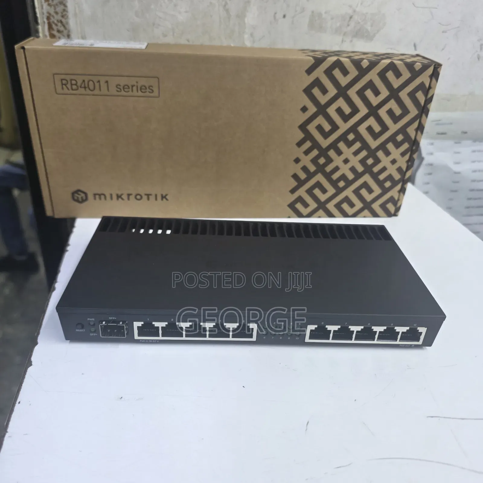 MikroTik RB4011 10 Port Router With 10G Fiber SFP+