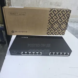 MikroTik RB4011 10 Port Router With 10G Fiber SFP+