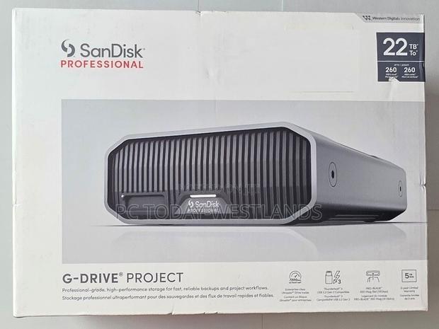 SanDisk Professional 22TB G-Drive Project External HDD Thunderbolt 3