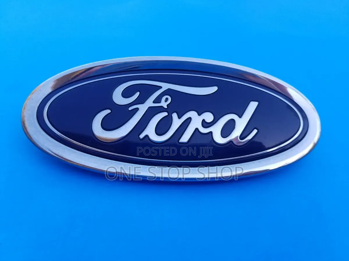 15cm Ford Script Emblem Badges Classic Chrome Ford Script