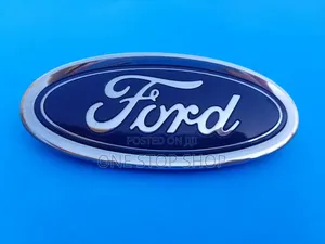 15cm Ford Script Emblem Badges Classic Chrome Ford Script