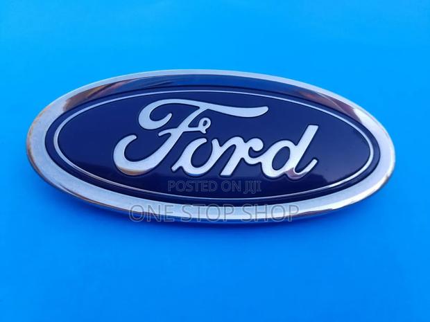 15cm Ford Script Emblem Badges Classic Chrome Ford Script - main view