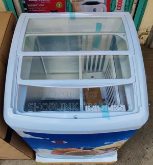 TLAC 156 Litres Display Showcase Chest Freezer With Sliding Glass