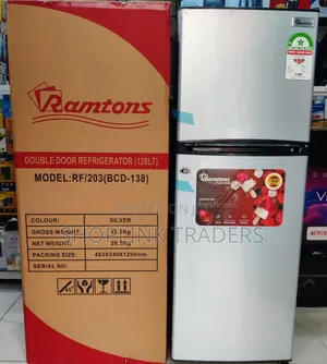 Ramtons Fridge Double Door 128Litres RF203