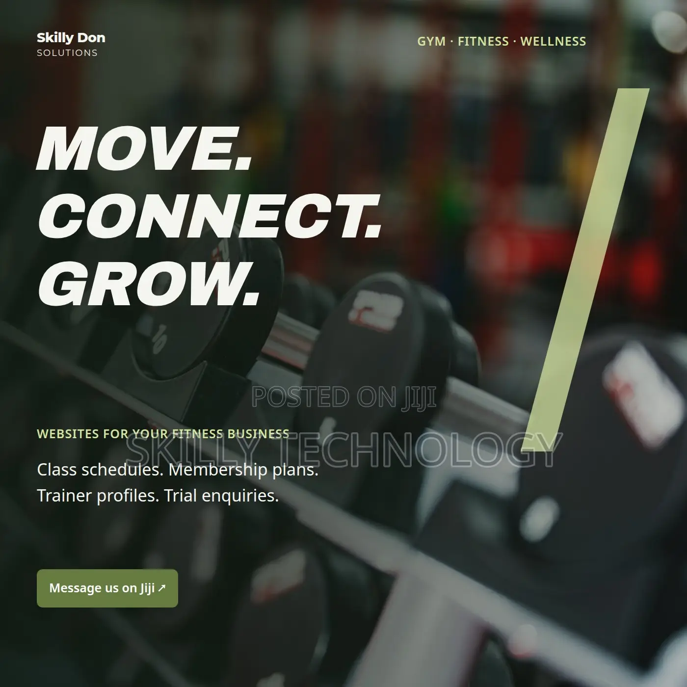 Gym, Fitness Wellness Studio Websites in Kenya