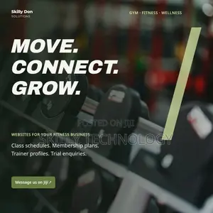 Gym, Fitness Wellness Studio Websites in Kenya