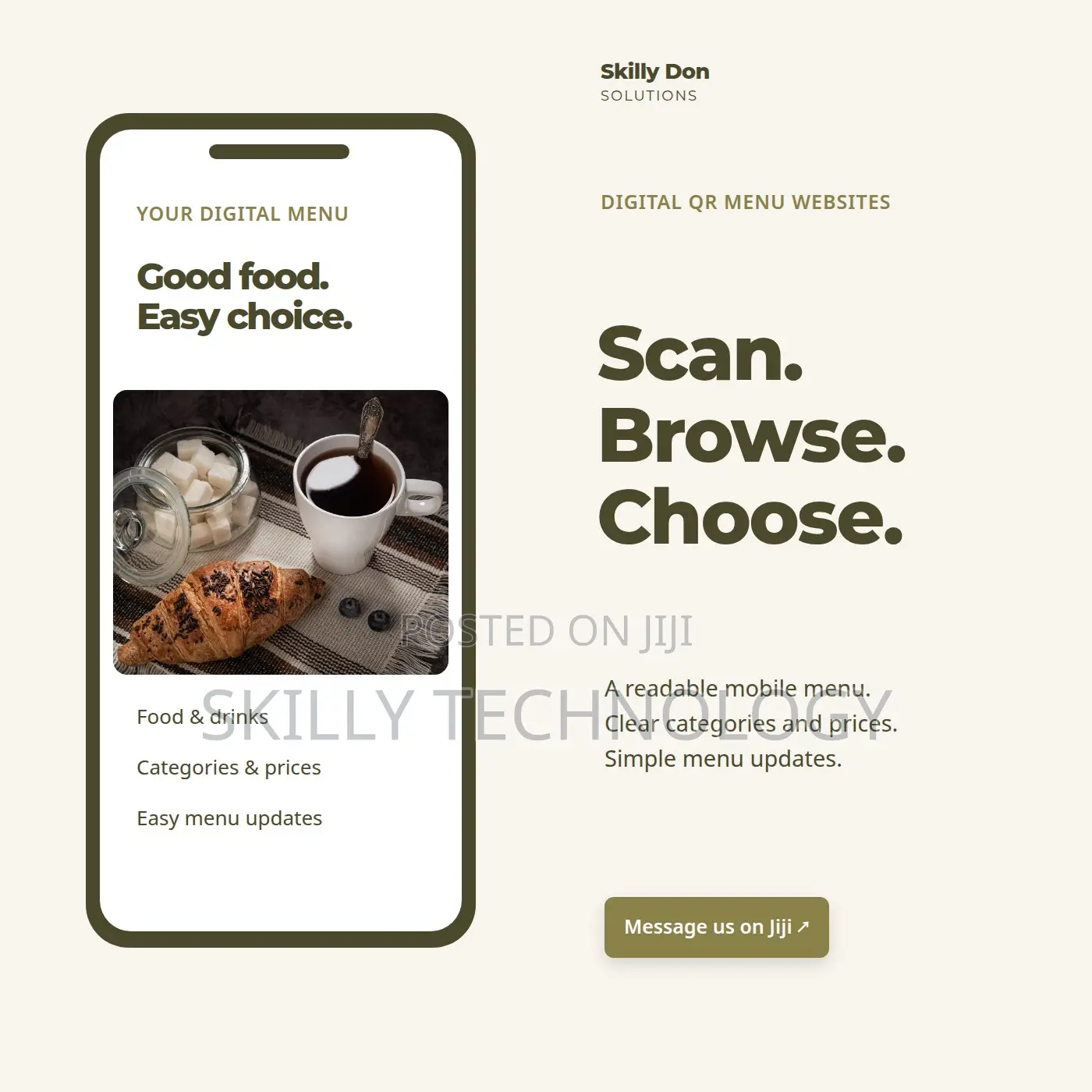 Digital QR Menu Websites