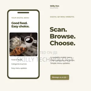 Digital QR Menu Websites