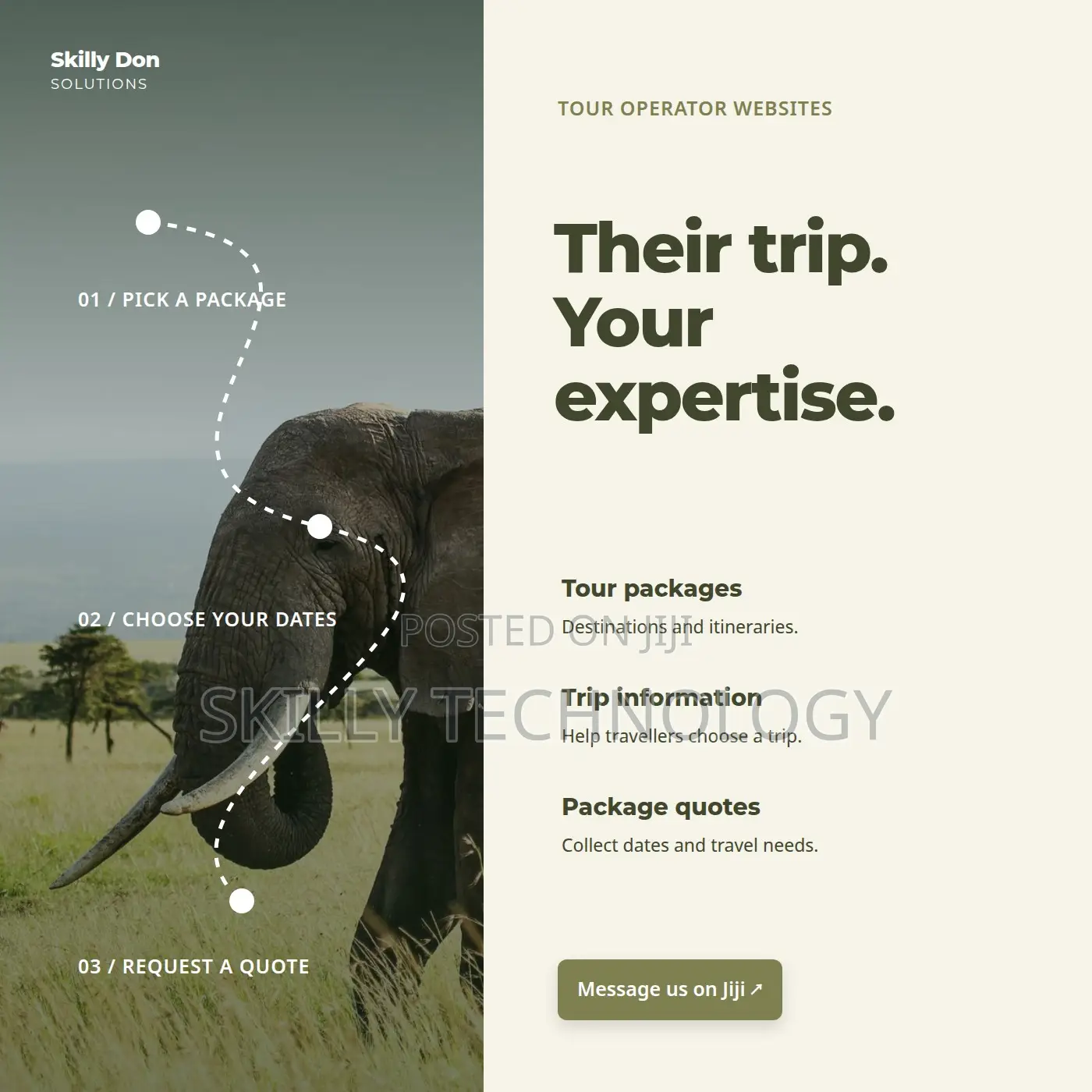 Tour Operator Site With Package Quote System