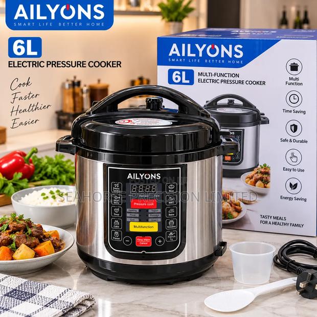 Ailyons 6l Multi-Function Electric Pressure Cooker - main view