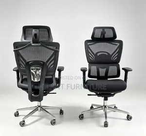 Premium Ergonomic Mesh Office Chair With Adjustable Headrest.