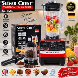  Silver Crest Commercial 2-in-1 Blender – Sc-1589 