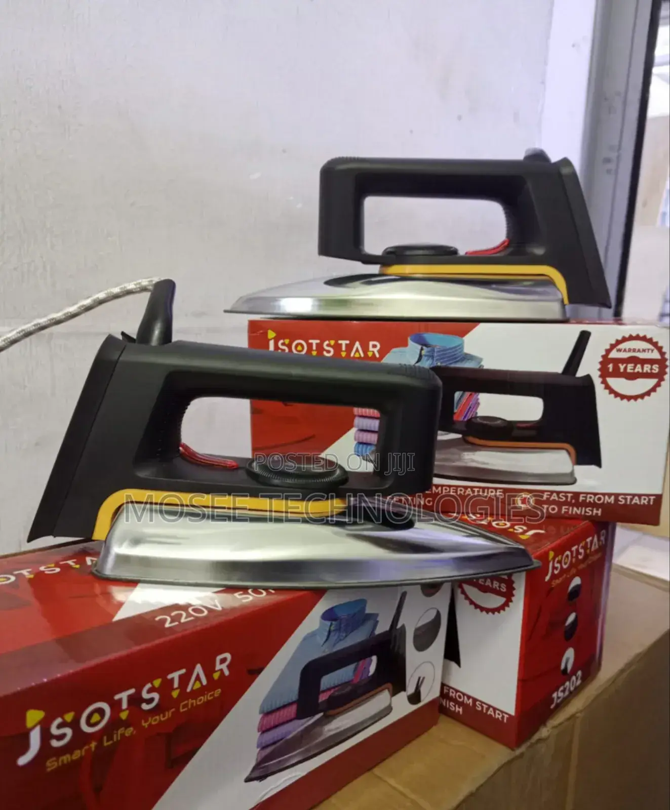 JSOTSTAR Smart Life Dry Iron – Fast Heating & Easy Temperature Control
