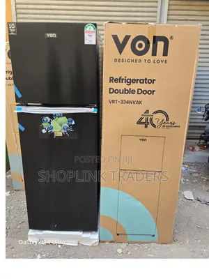 Von 334 Litres No Frost Double Door Refrigerator