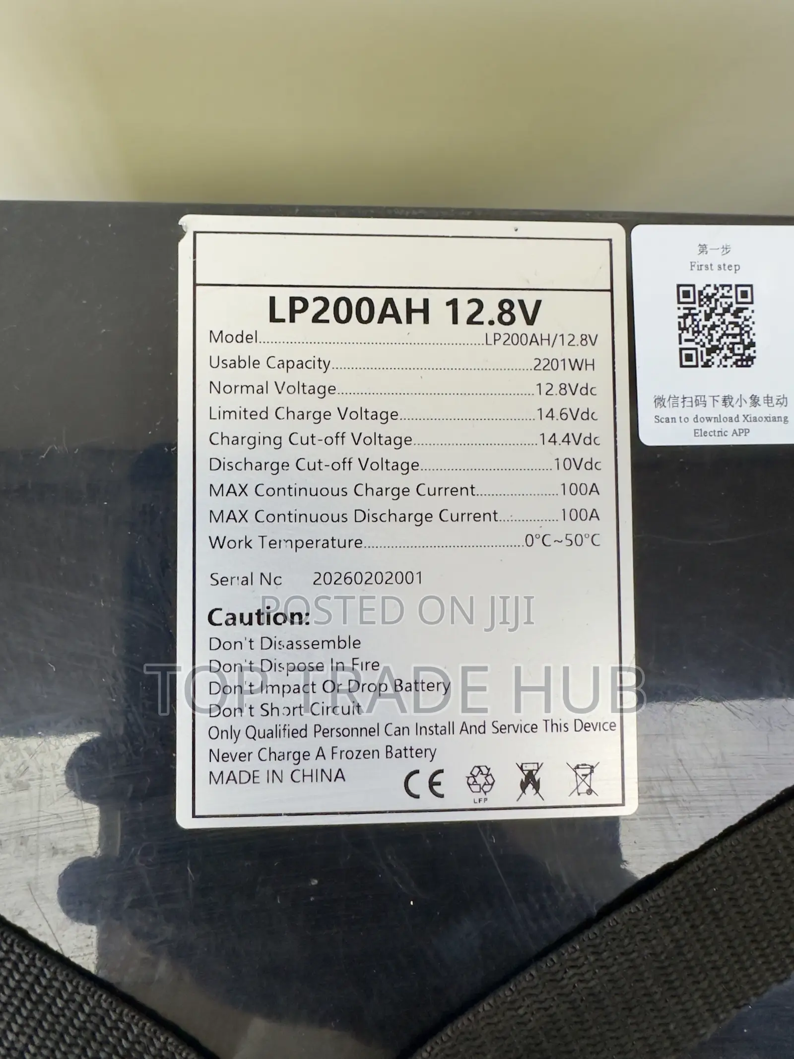 Solar Nyumbani Lithium Ion Solar Battery 12V 200Ah