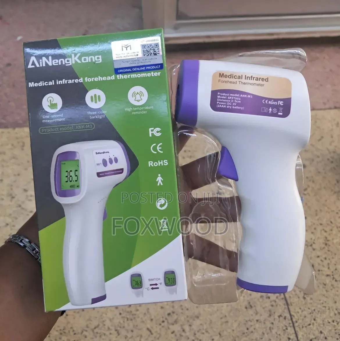 Infrared Forehead Thermometer for Fever