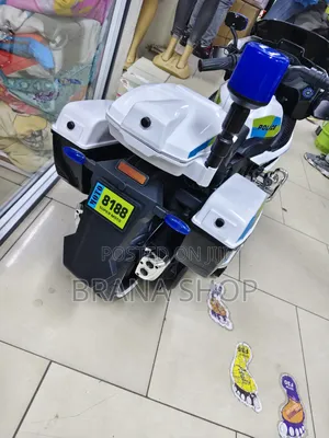 Police Rechargeable Electric Motorbike for Kids.