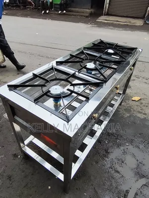 Gas Cooker, Three Burner High Pressure Energy Saving Jiko