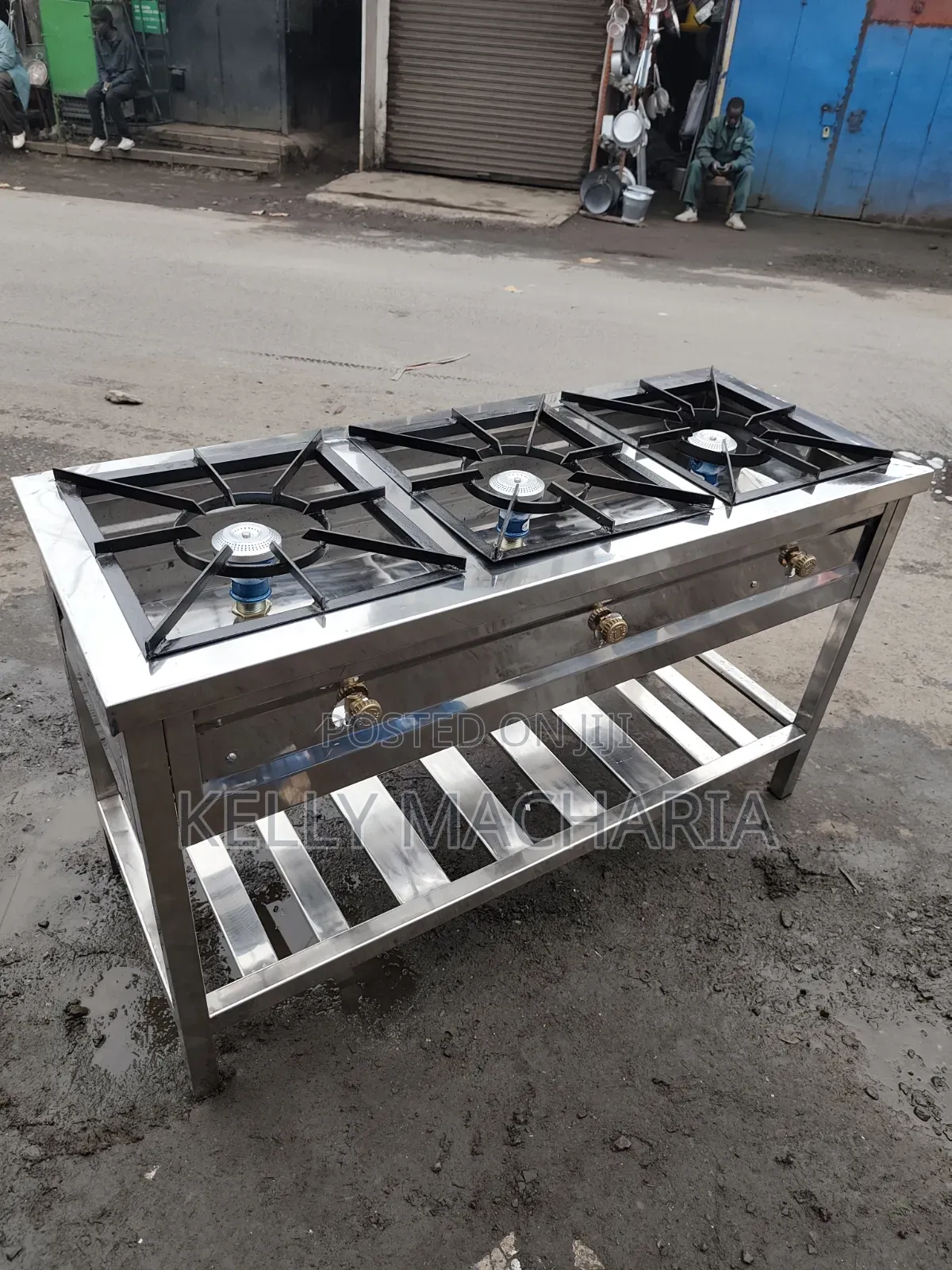 Gas Cooker, Three Burner High Pressure Energy Saving Jiko