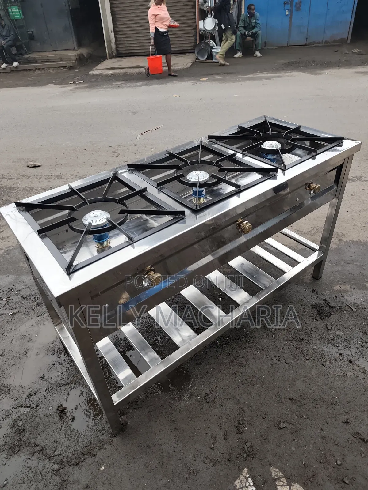 Gas Cooker, Three Burner High Pressure Energy Saving Jiko