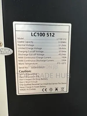 Solar Nyumbani LifePO4 Lithium Ion Solar Battery 48V 5kWh 100Ah