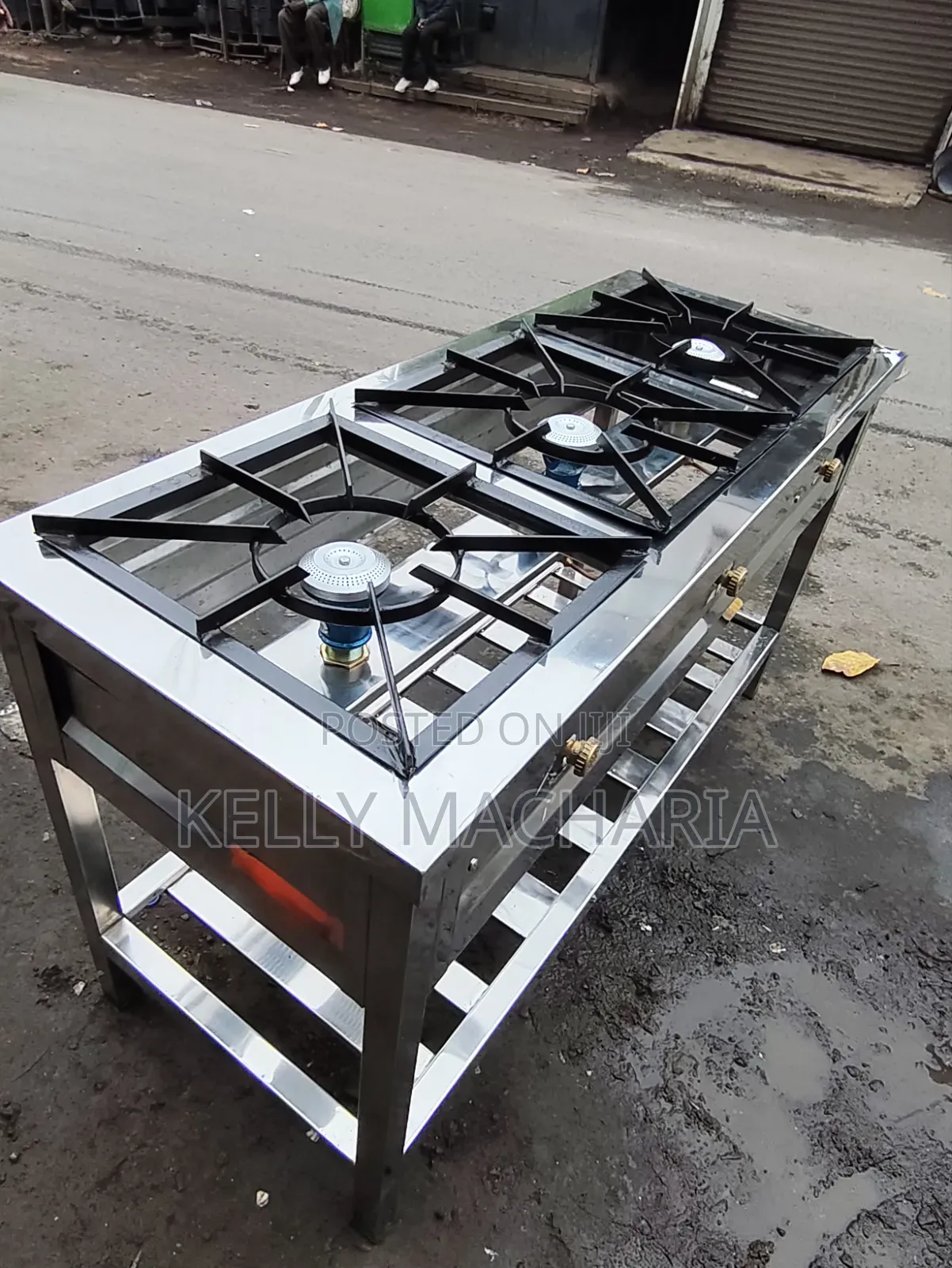 Classic Stainless Three Burner Gas Cooker