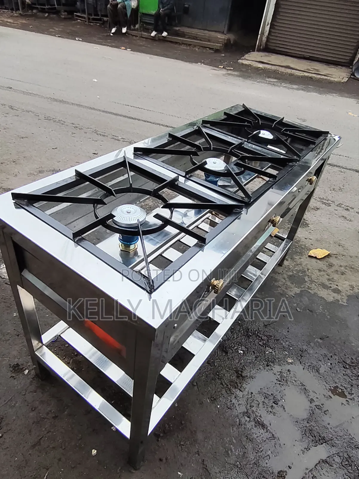 Classic Stainless Three Burner Gas Cooker