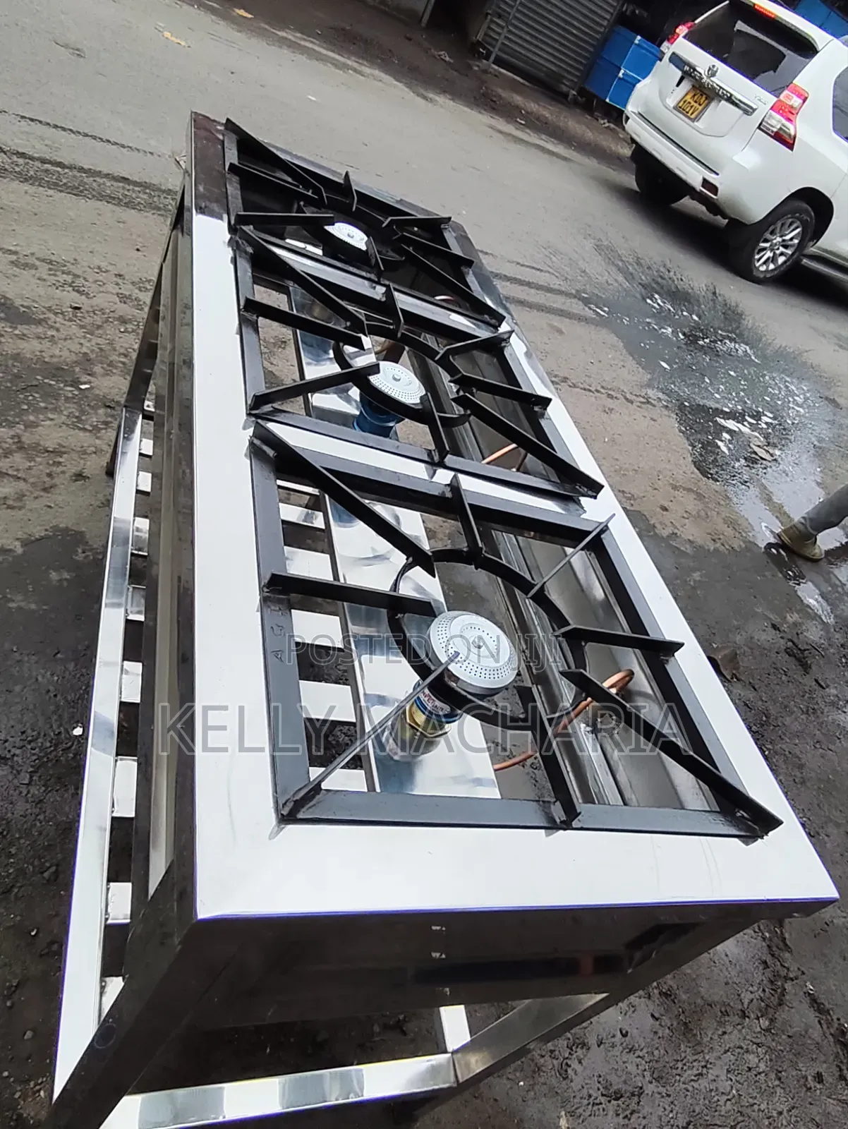 Classic Stainless Three Burner Gas Cooker