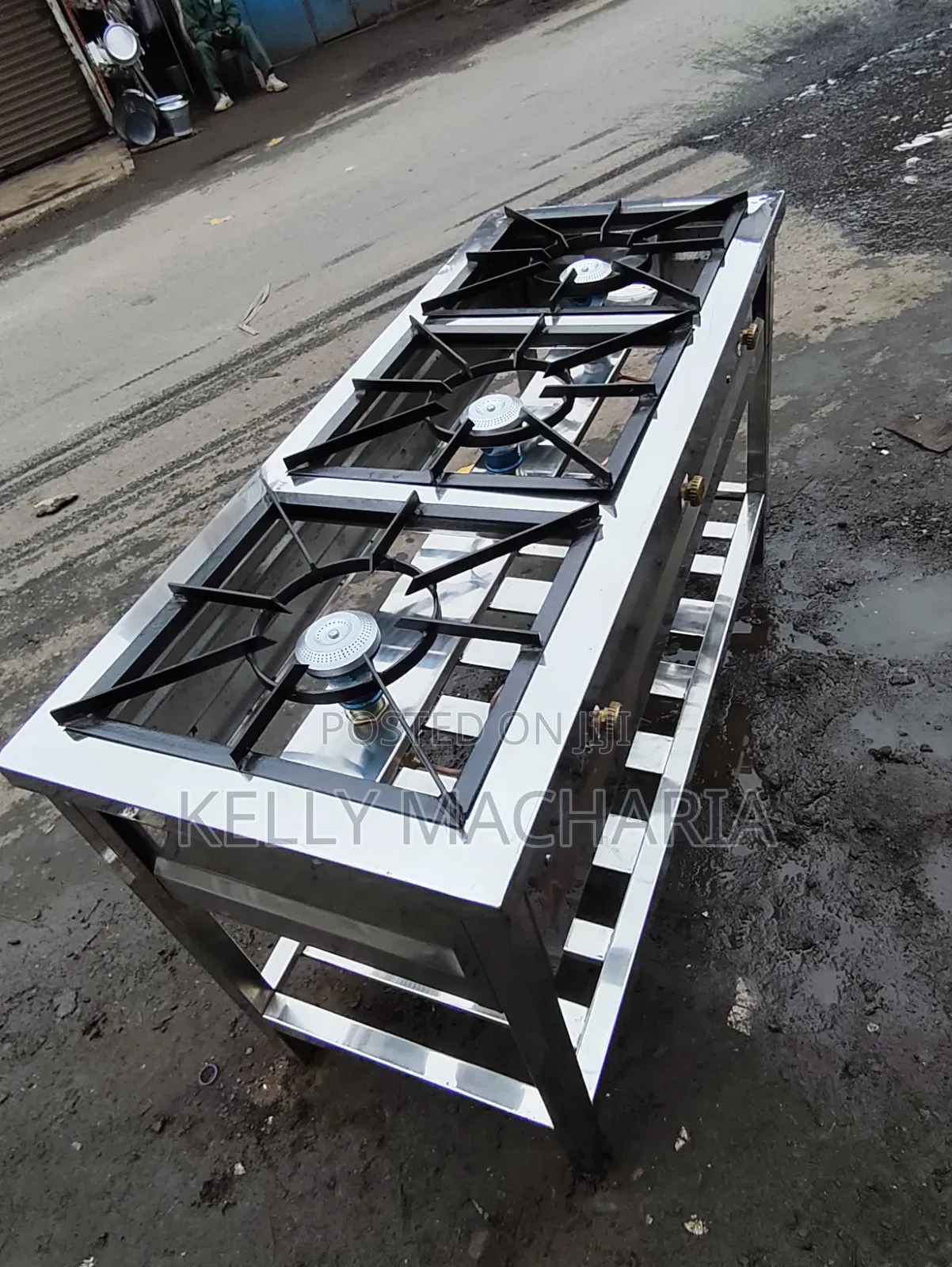 Classic Stainless Three Burner Gas Cooker