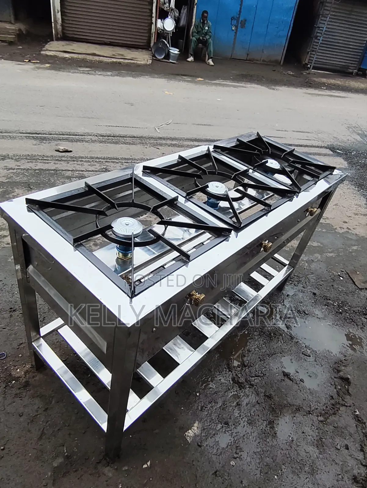 Classic Stainless Three Burner Gas Cooker
