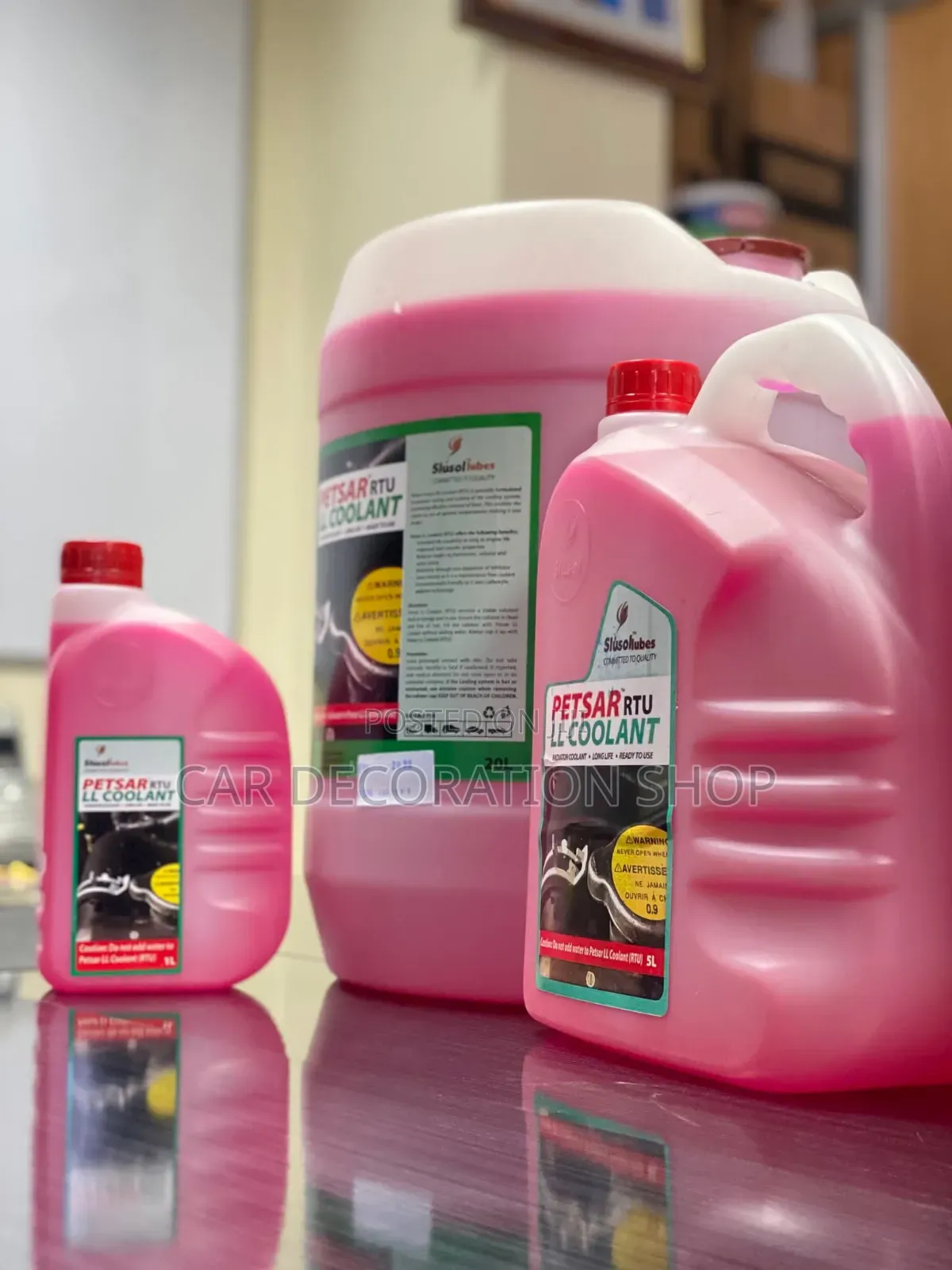 5 20L Petsar Engine Coolant Protect Cooling System From Overheating