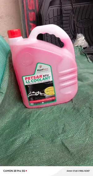 Petsar Pink 5_liter Ready to Use Engine Radiator Coolant Fluid