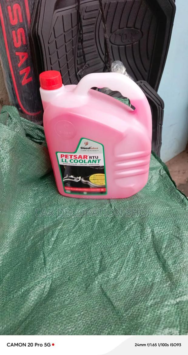 Petsar Pink 5_liter Ready to Use Engine Radiator Coolant Fluid - thumbnail 2