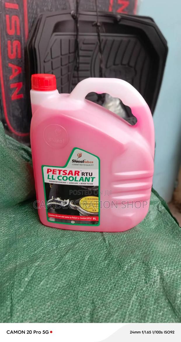 5L Pink Petsar Formulated Coolant to Prevent Rusting Cooling