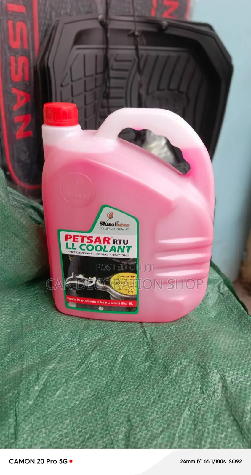 5L Pink Petsar Formulated Coolant to Prevent Rusting Cooling