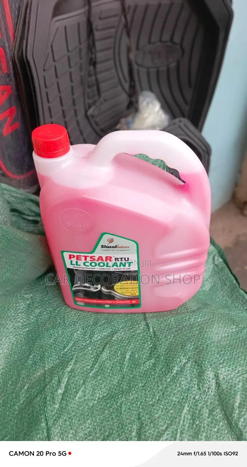 Pink 5L Pre_mixed Ready Coolant to Pour Directly Into Radiator