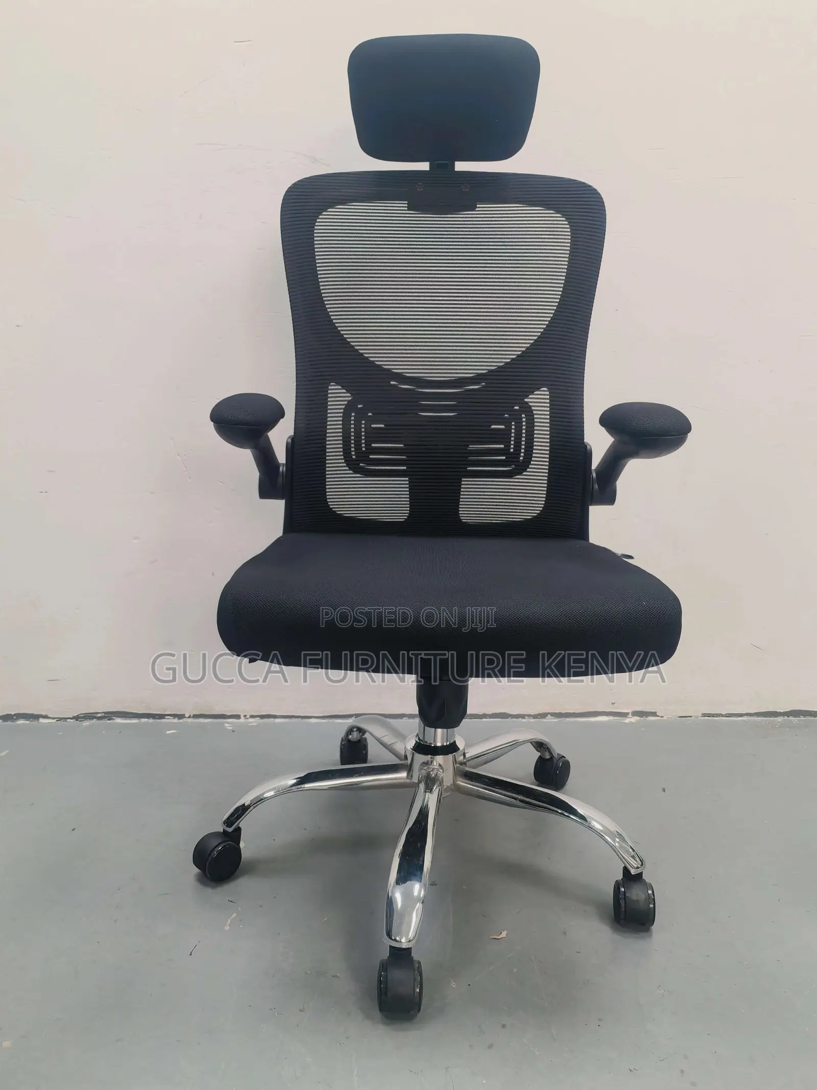 Ergonomic Study Chair With Flip Armrest